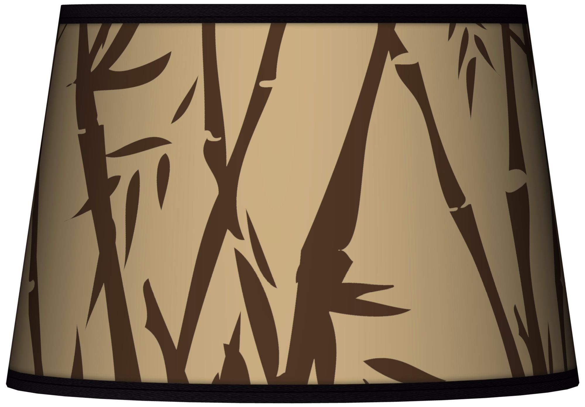 Earth Bamboo Tapered Shade 13x16x10.5 (Spider)