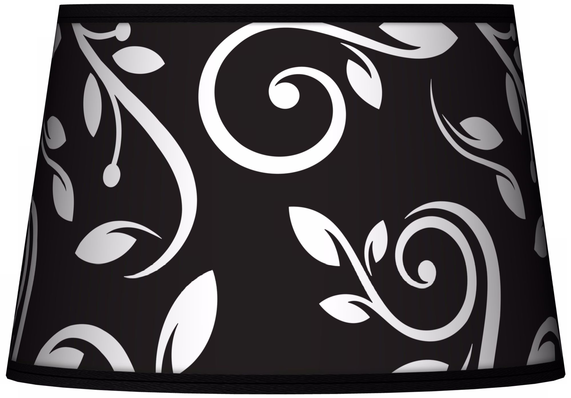 Swirling Vines Tapered Lamp Shade 13x16x10.5 (Spider)