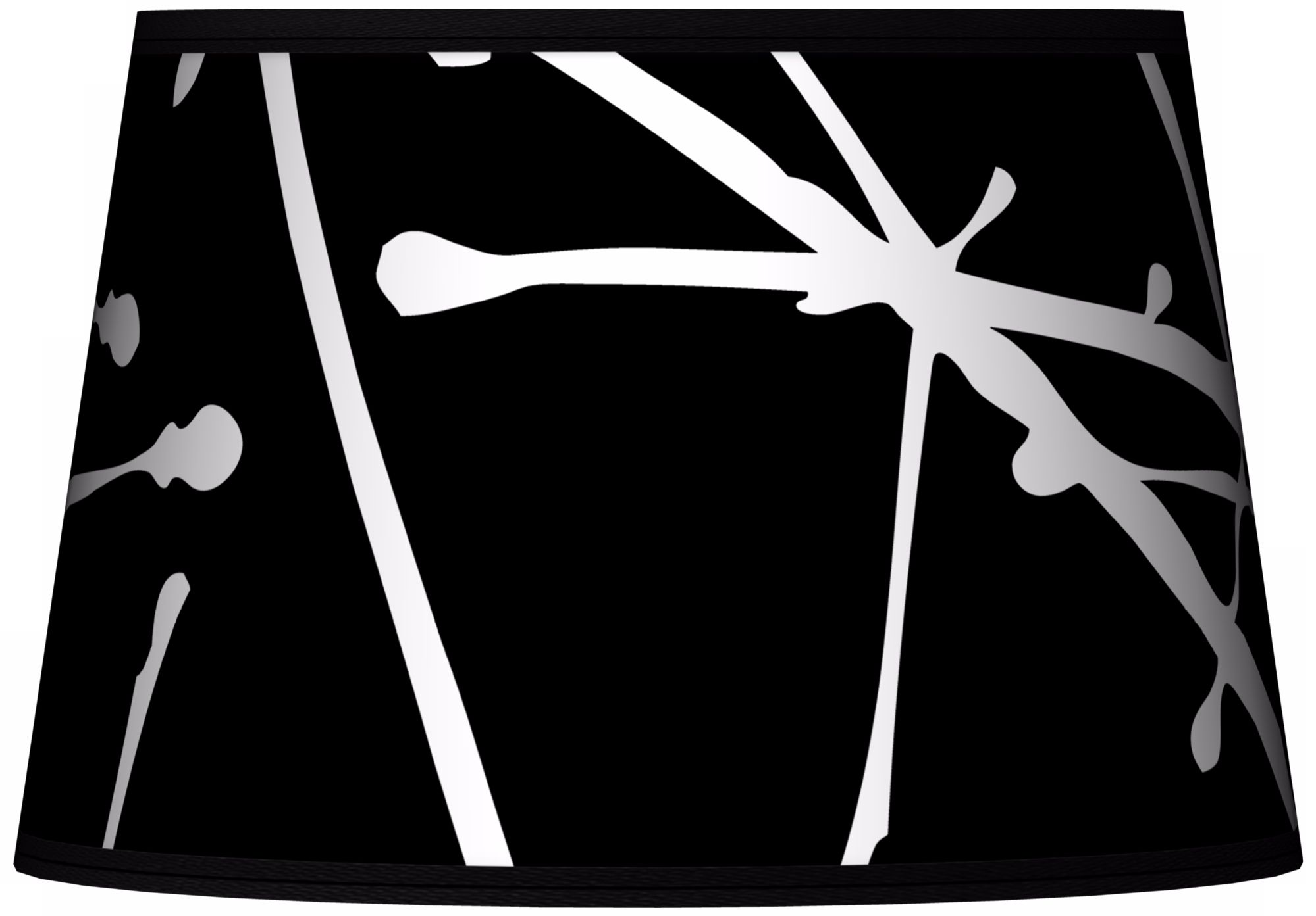 Stacy Garcia Calligraphy Tree Black Shade 13x16x10.5 (Spider)