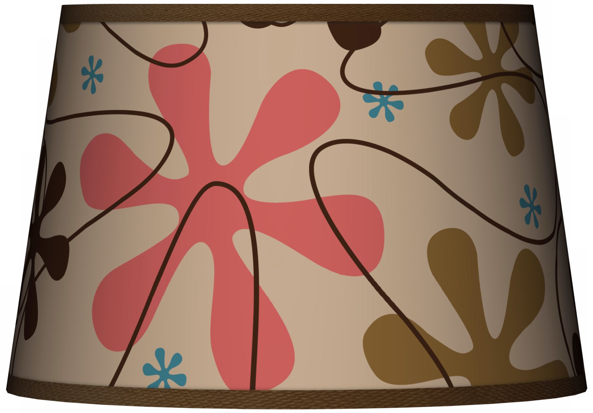 Retro Tapered Lamp Shade 13x16x10.5 (Spider)