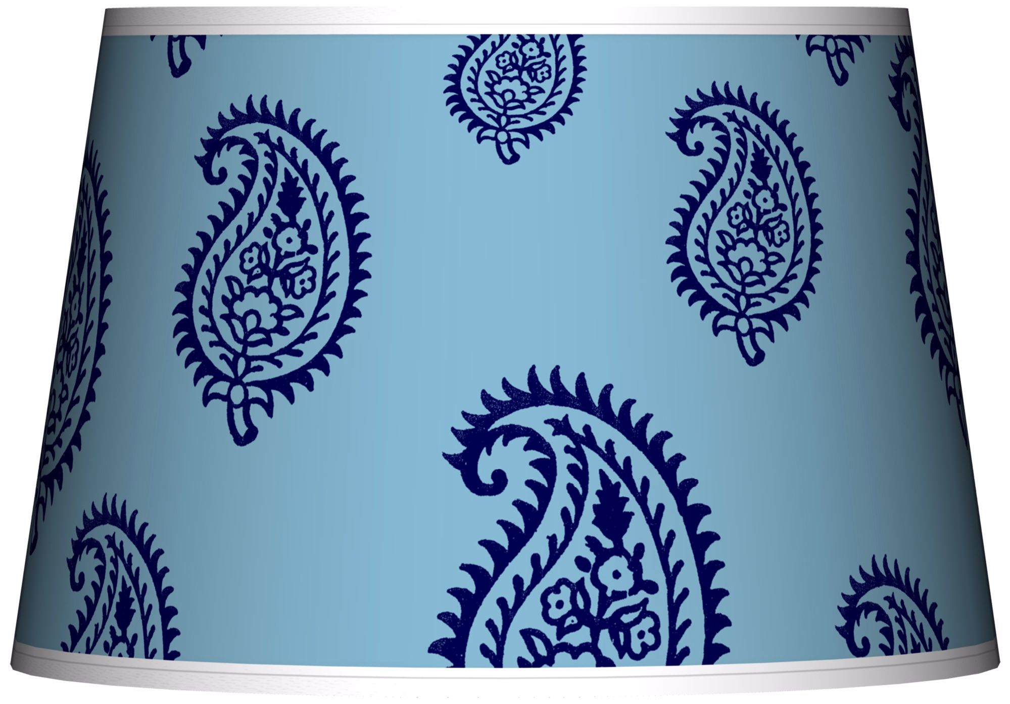 Paisley Rain Giclee Tapered Lamp Shade 13x16x10.5 (Spider)
