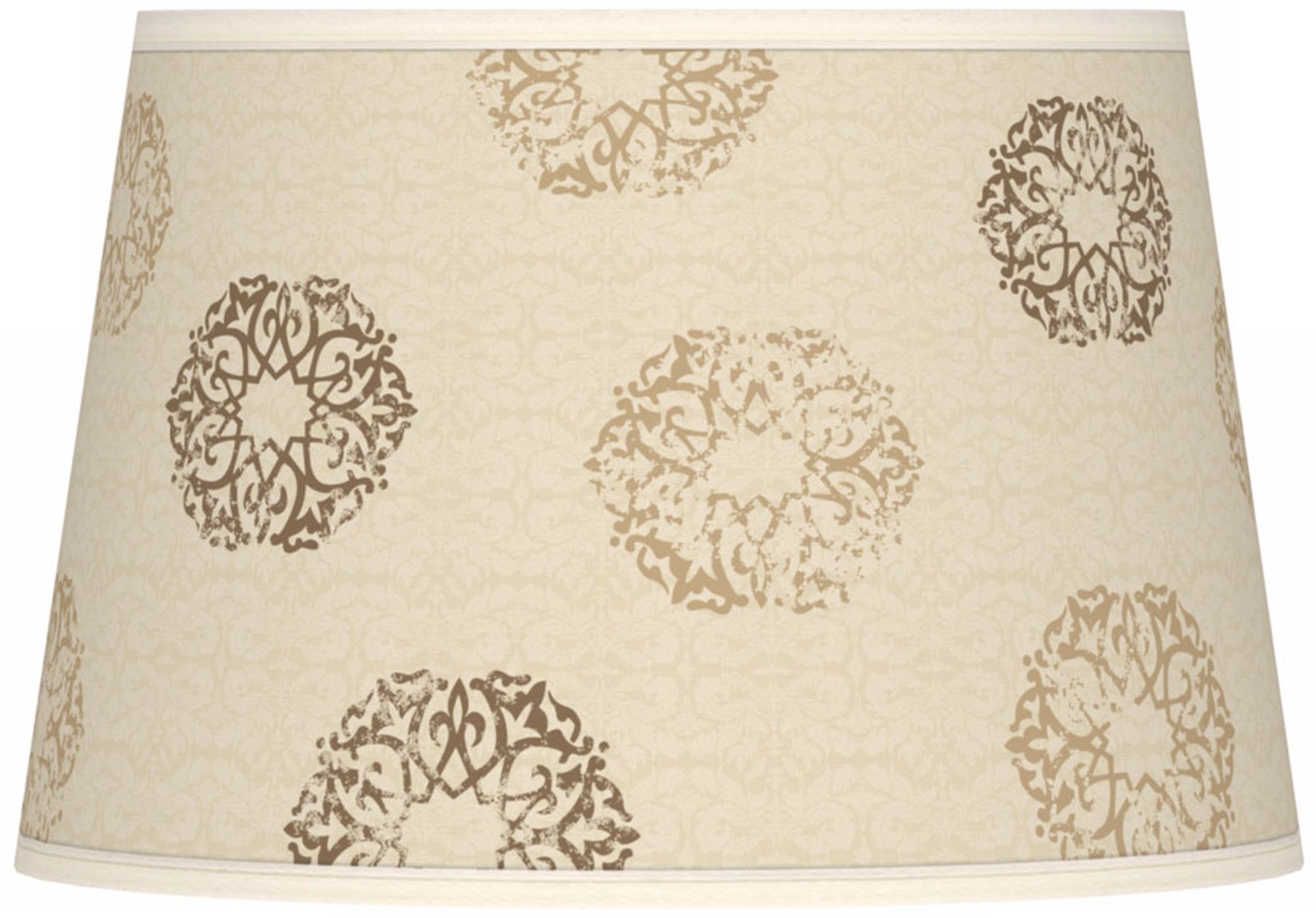 Sand Medallion Giclee Tapered Lamp Shade 13x16x10.5 (Spider)