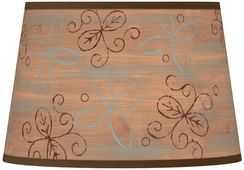 Cedar Lake Giclee Tapered Lamp Shade 13x16x10.5 (Spider)