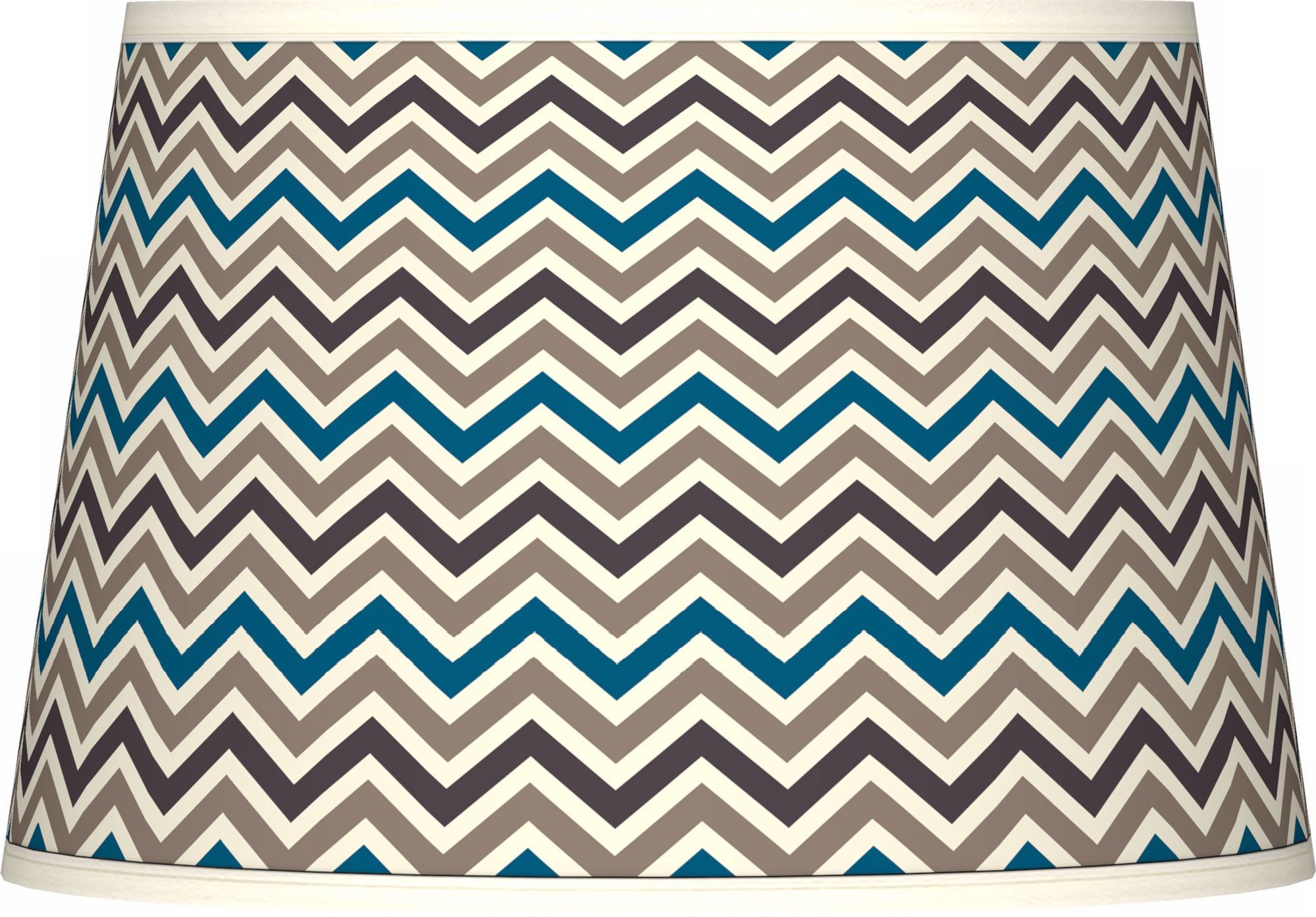 Zig Zag Tapered Lamp Shade 13x16x10.5 (Spider)