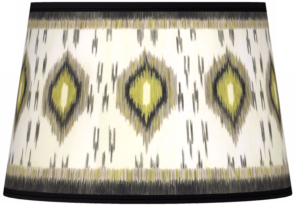 Desert Ikat Tapered Lamp Shade 13x16x10.5 (Spider)