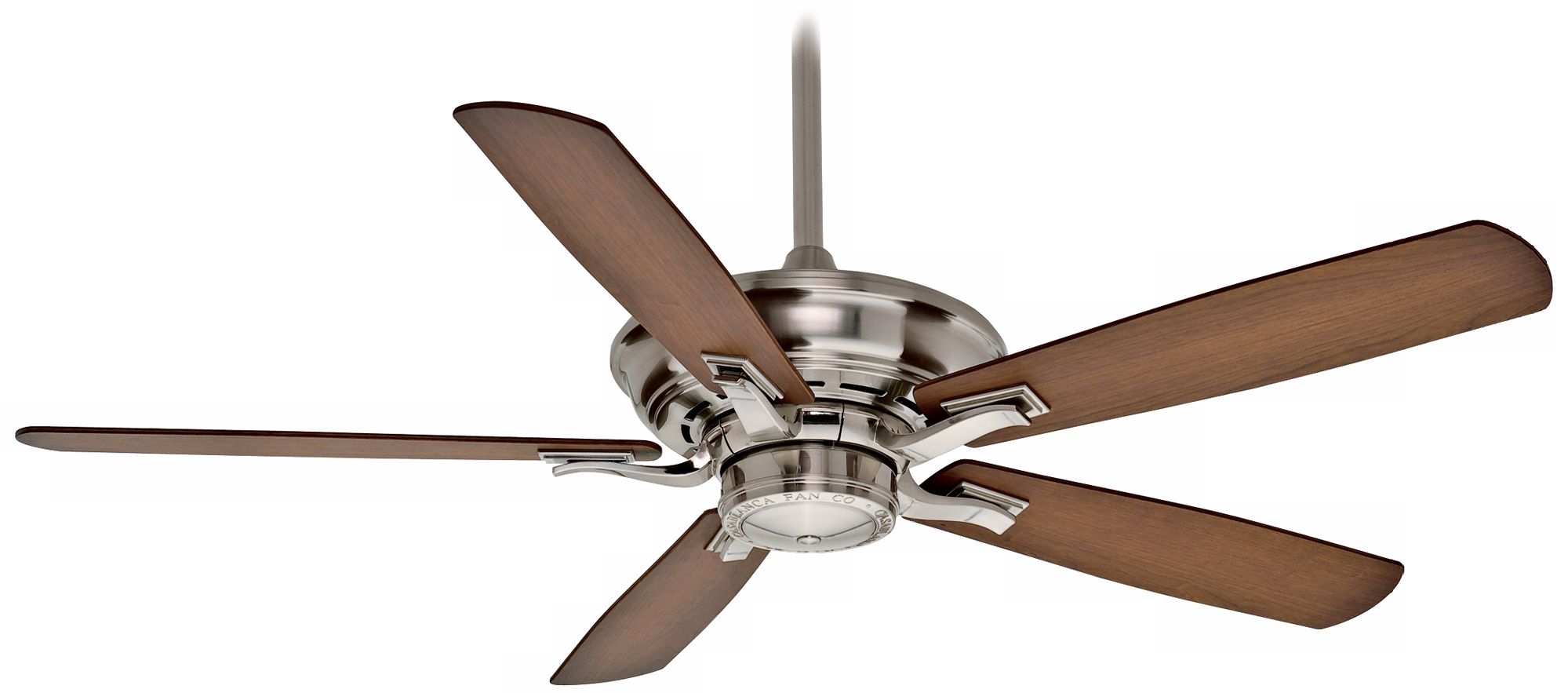 54" Casablanca Academy Brushed Nickel Ceiling Fan