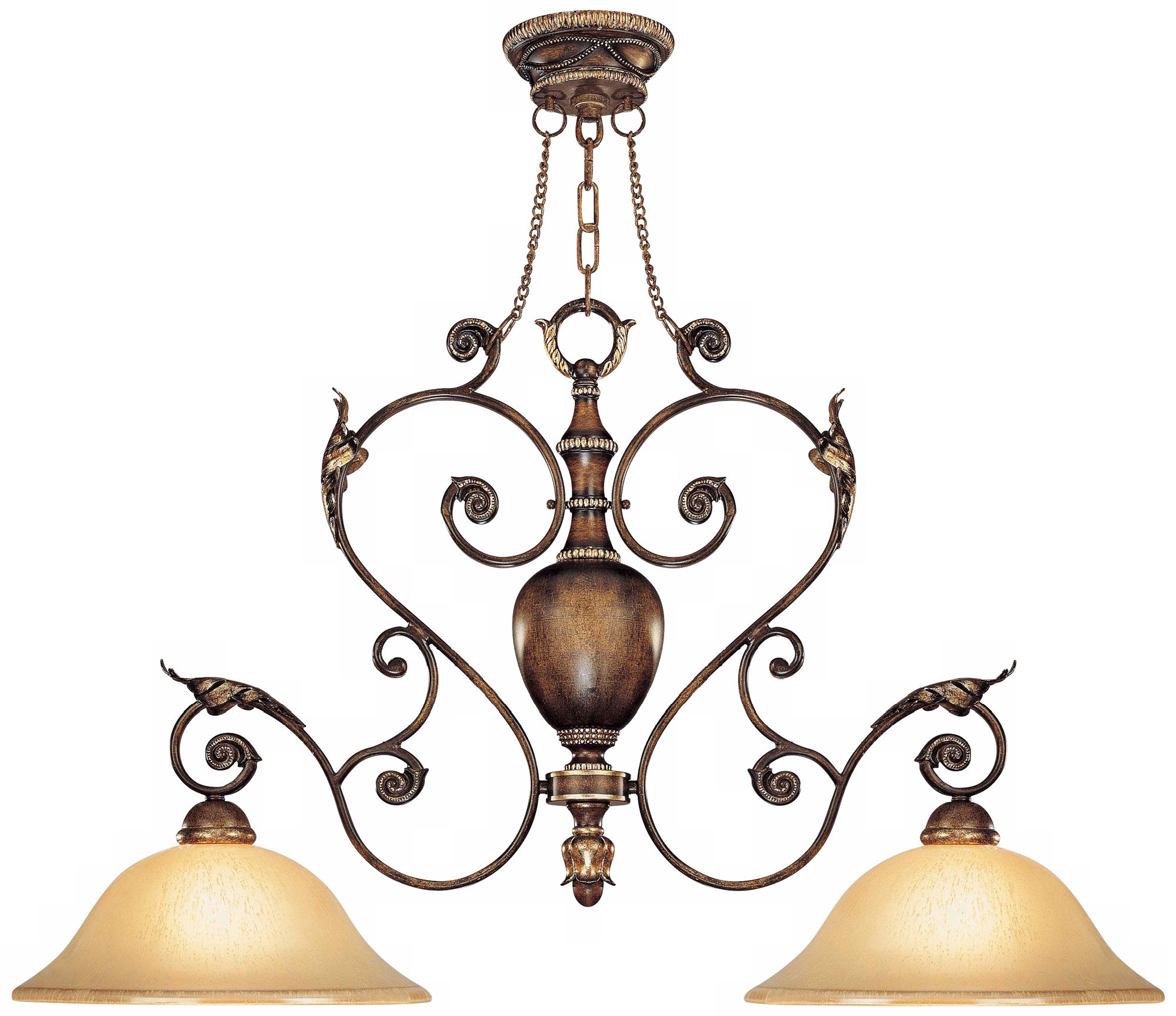 Metropolitan Veranda Crest 44 1/2" Wide Island Light