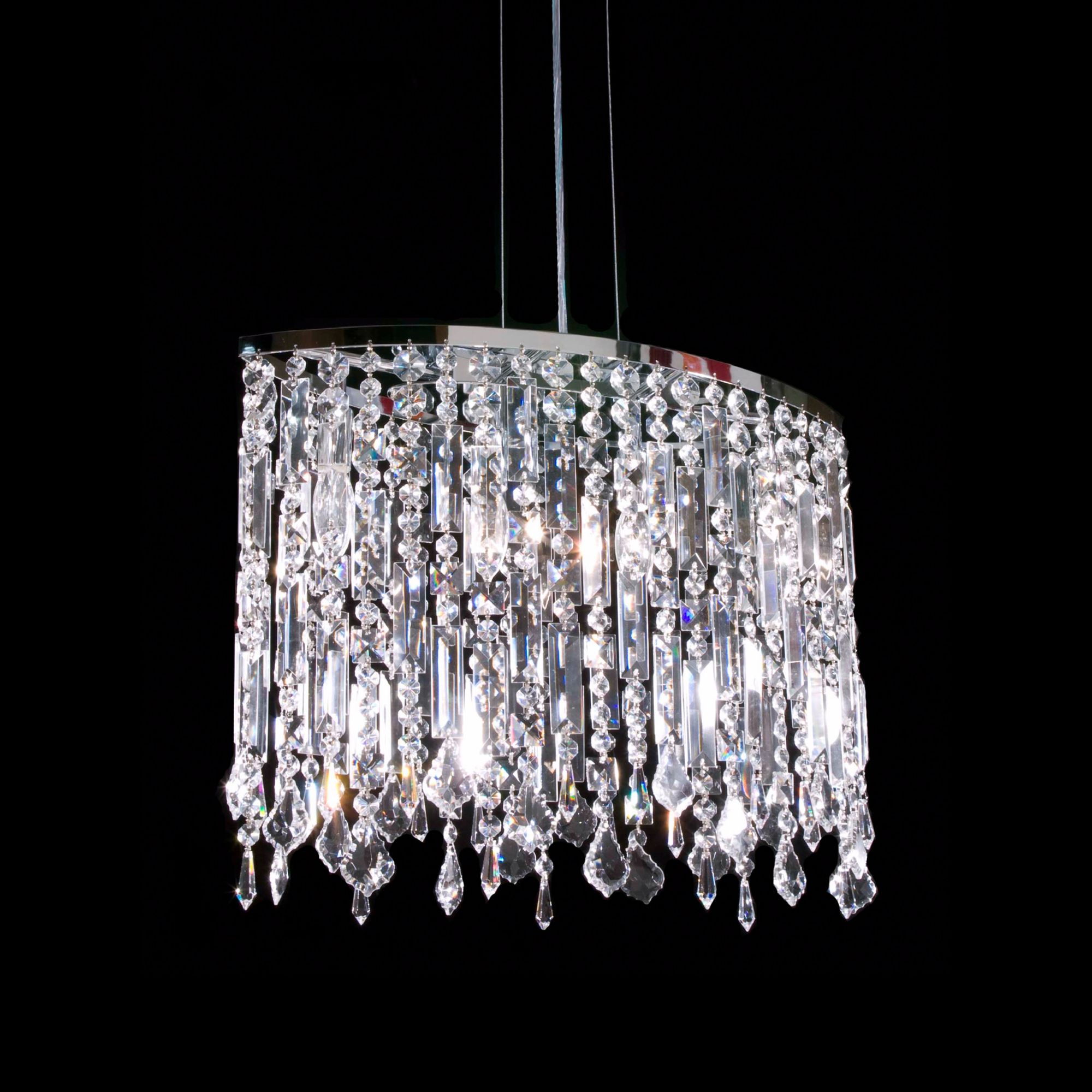 James R. Moder 4-Light Imperial Crystal Chandelier