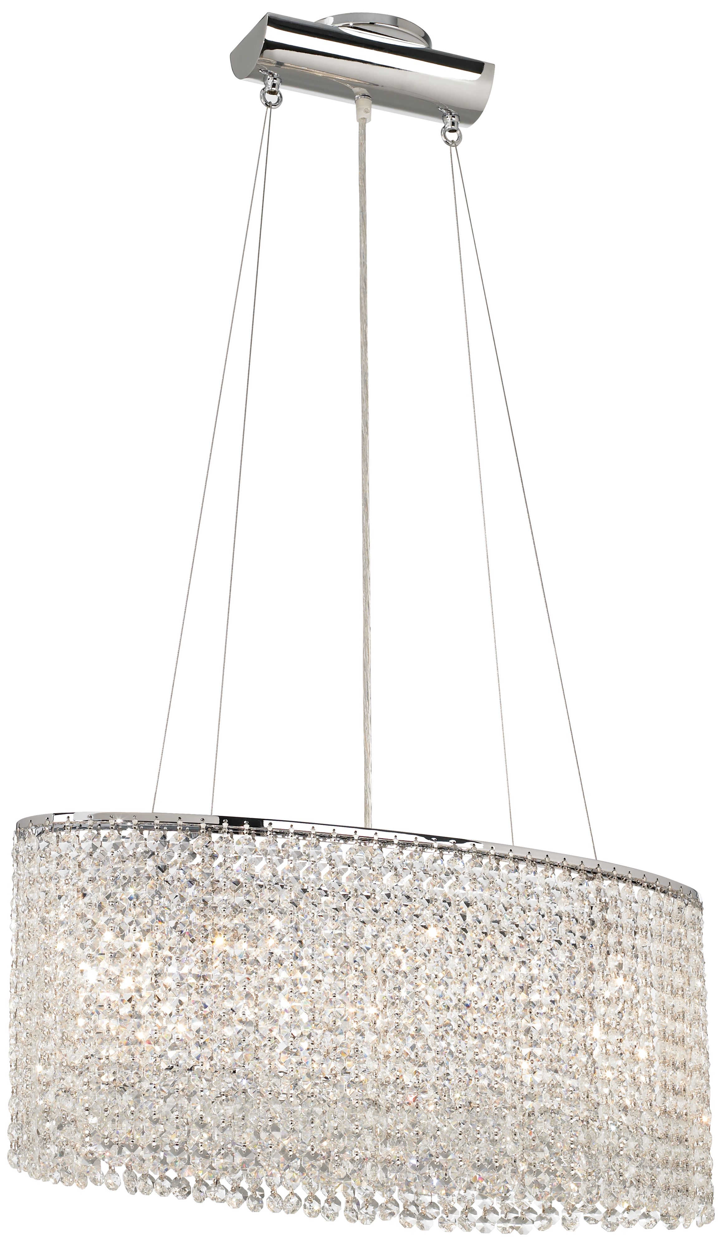 James R. Moder Clear Imperial Crystal 5-Light Chandelier