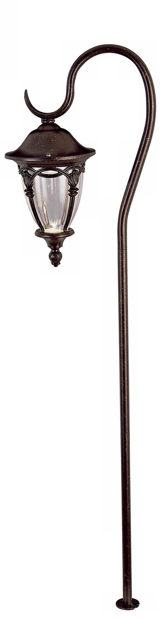 Oil-Rubbed Bronze Shepherd Hook LED Landscape Path Light