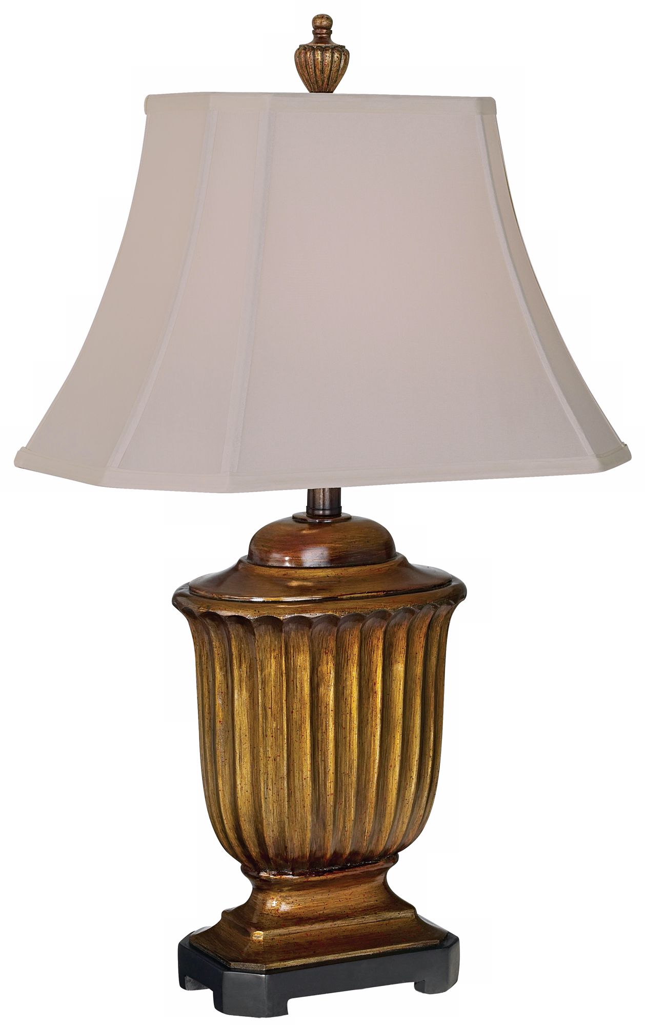 Scallop Oval Urn Table Lamp