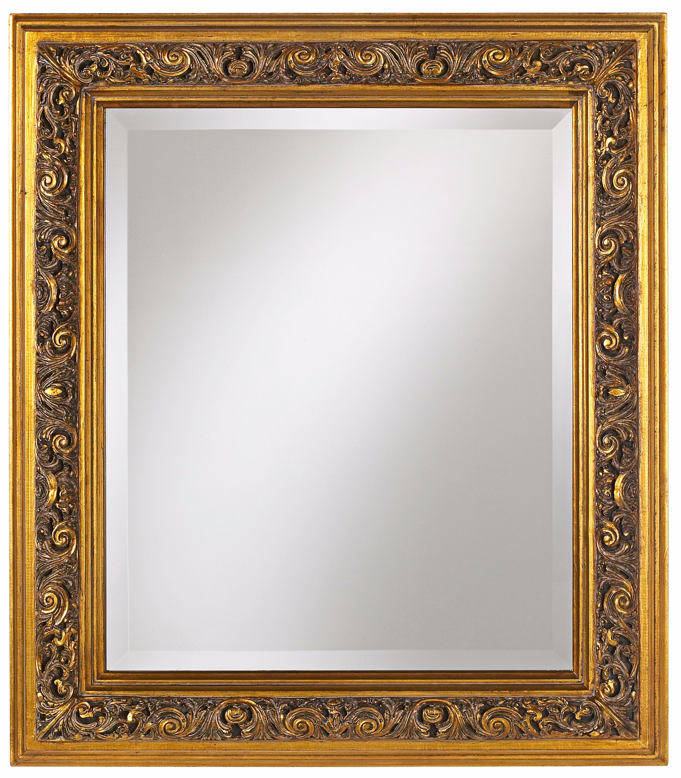 Florentine Acanthus Leaf 32" High Wall Mirror