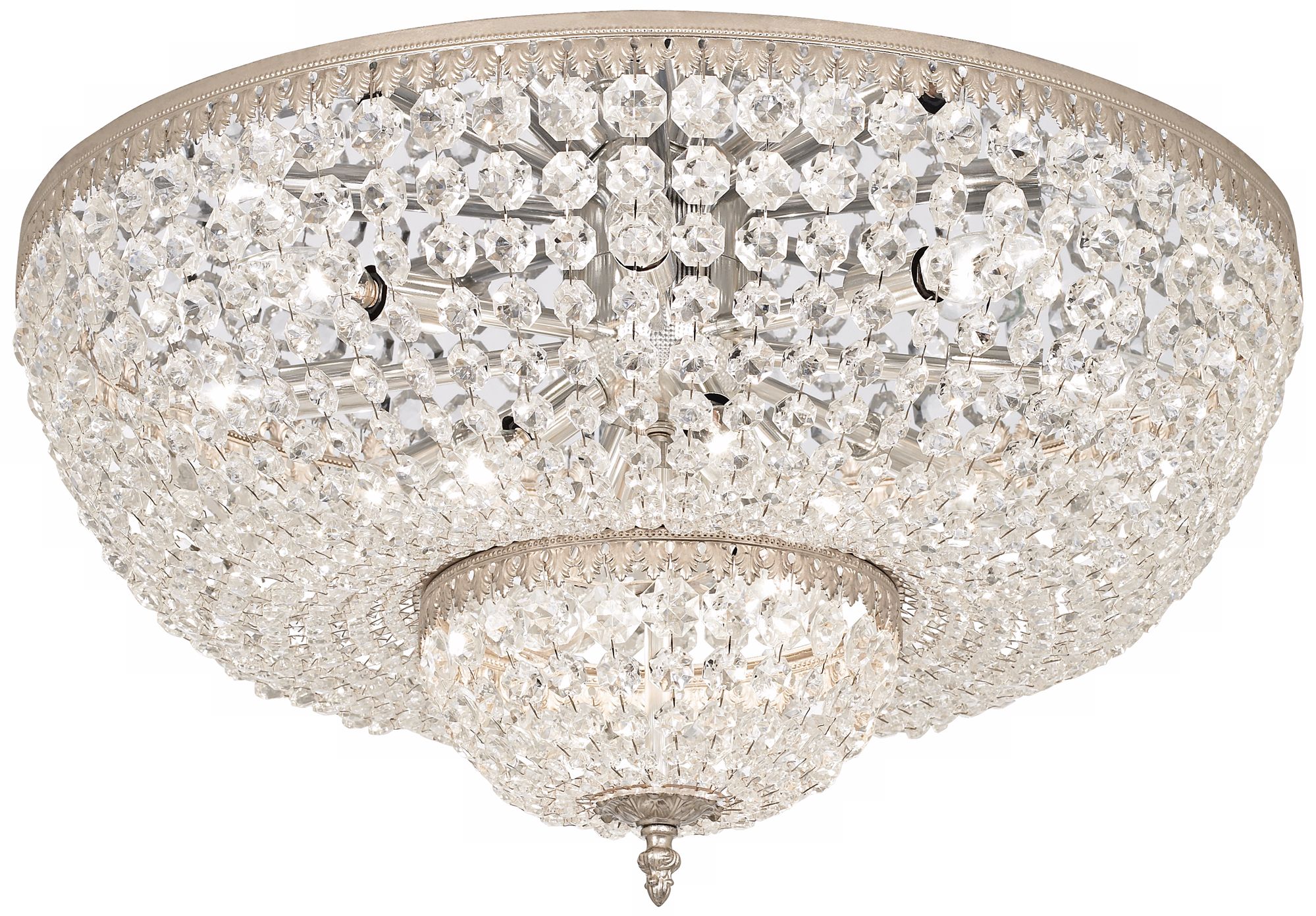 Schonbek Rialto Collection 24" Wide Crystal Ceiling Light