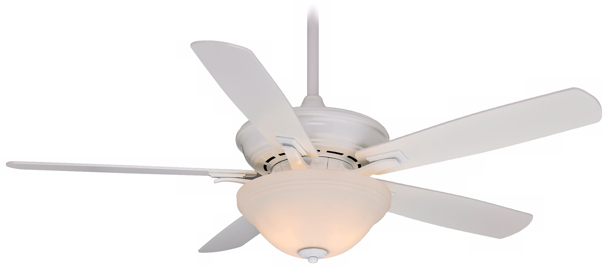 54" Casablanca Academy Snow White Light Kit Ceiling Fan