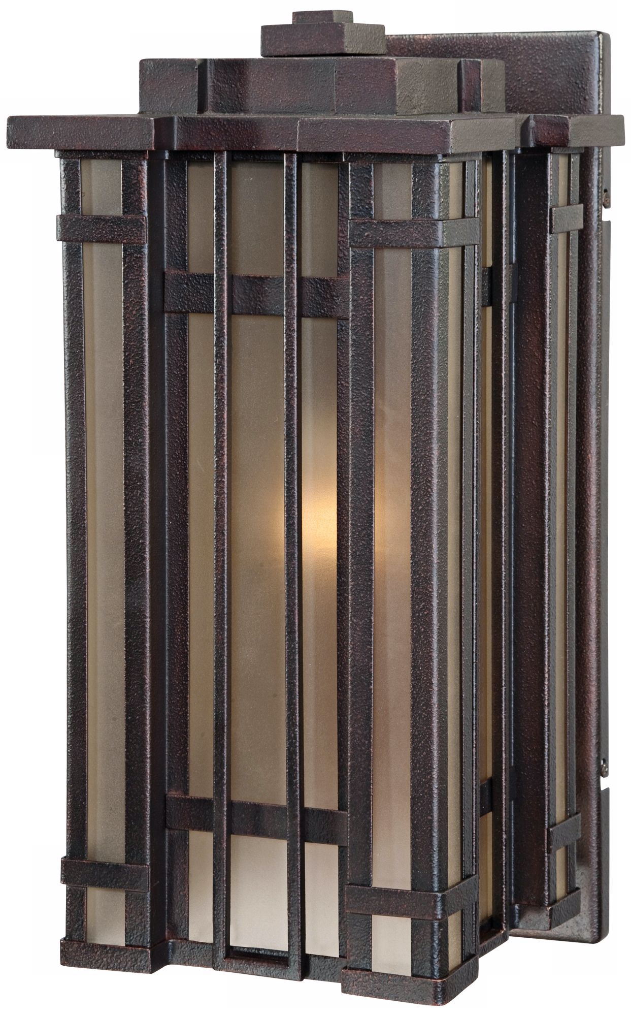 Franklin Iron Works Modern Mission 16" Outdoor Wall Light