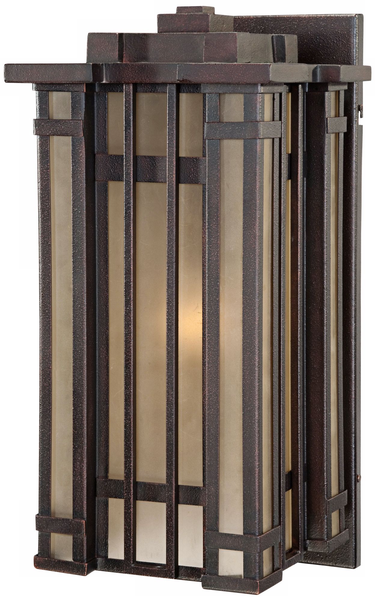 Franklin Iron Works Modern Mission 19 14 High Wall Light P0129