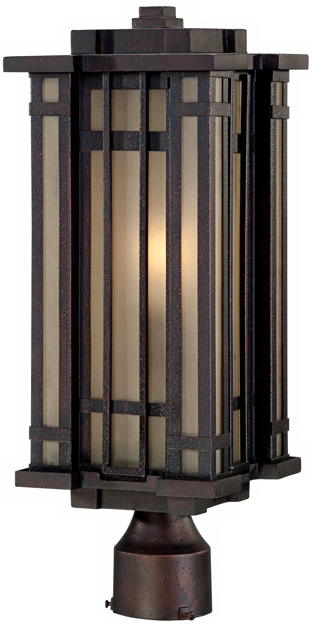 Franklin Iron Works Modern Mission 18 1/2" High Post Light