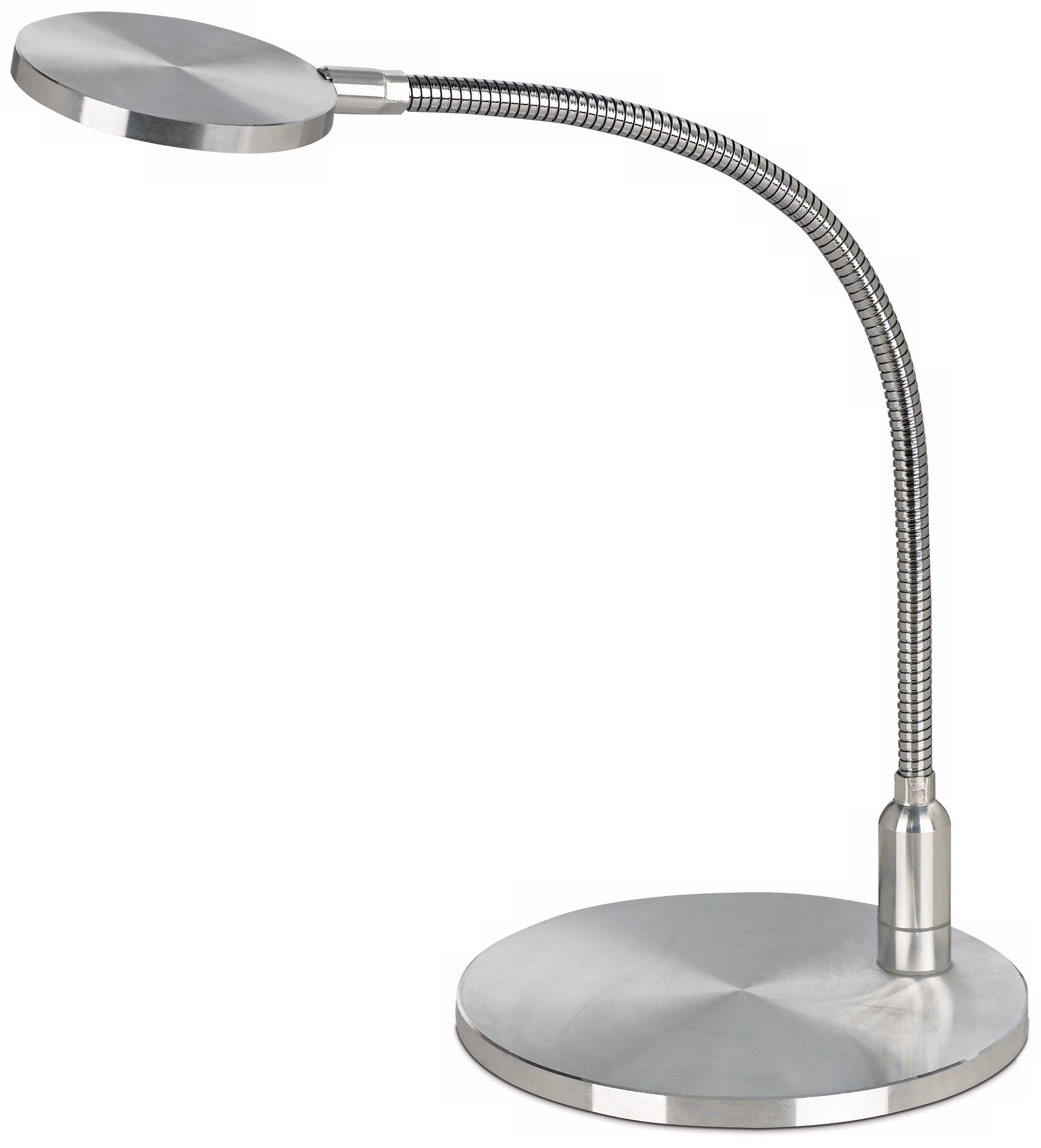 Chrome Gooseneck 14 High LED Desk Lamp P0165