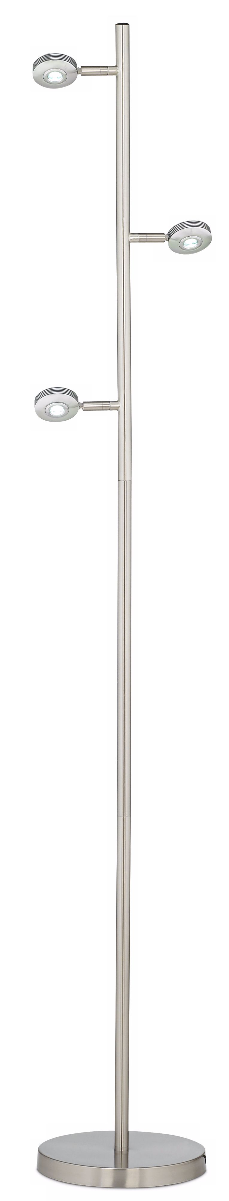 Trac Tree Brushed Steel LED Floor Lamp