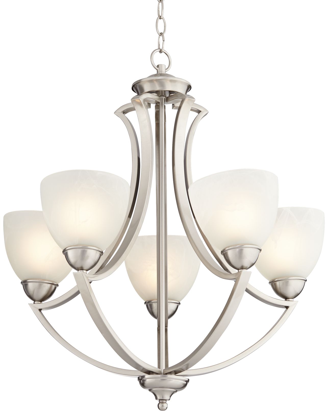 Possini Euro Design Milbury Five Light 24" Wide Chandelier