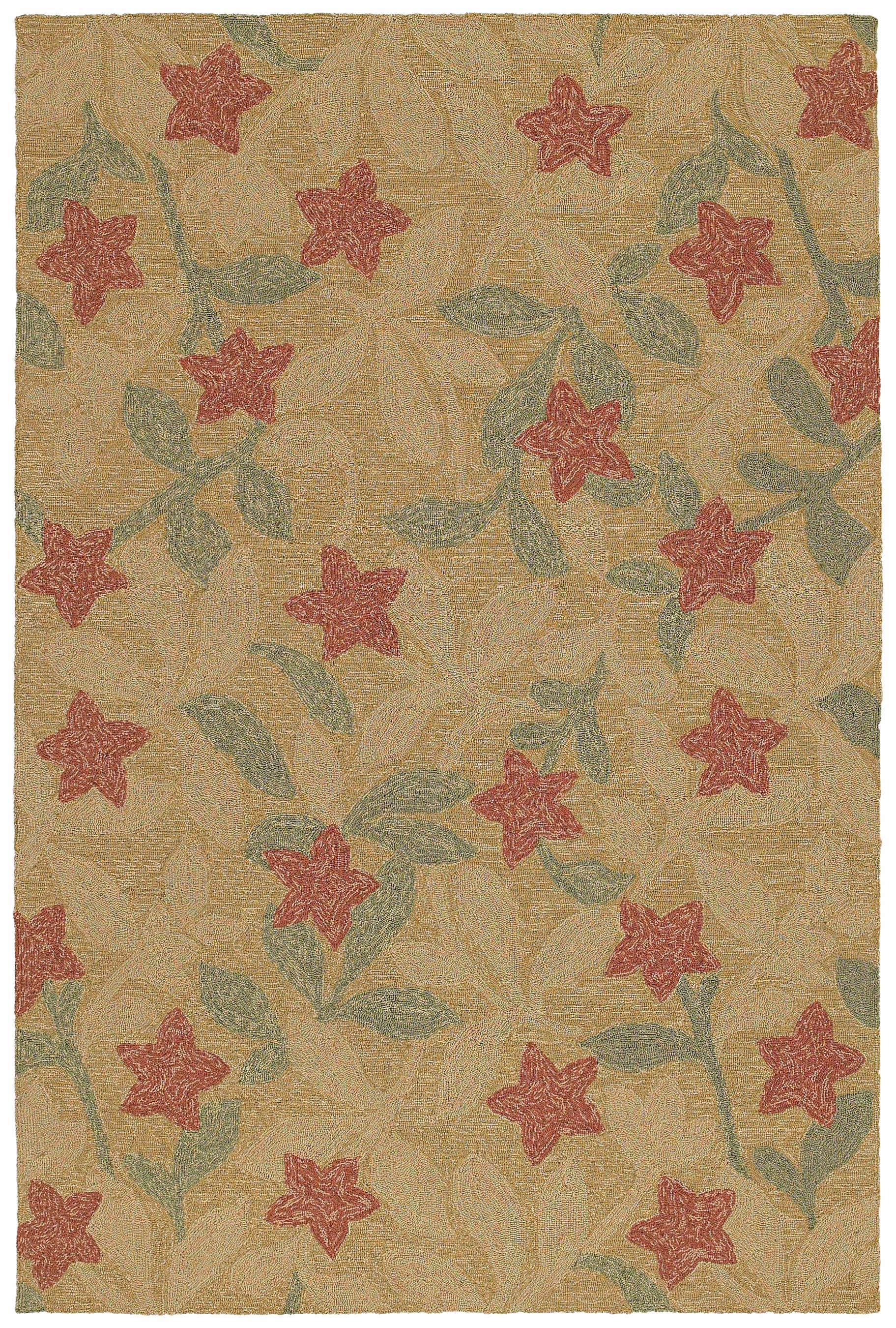Home and Porch Star Fish Coffee Area Rug
