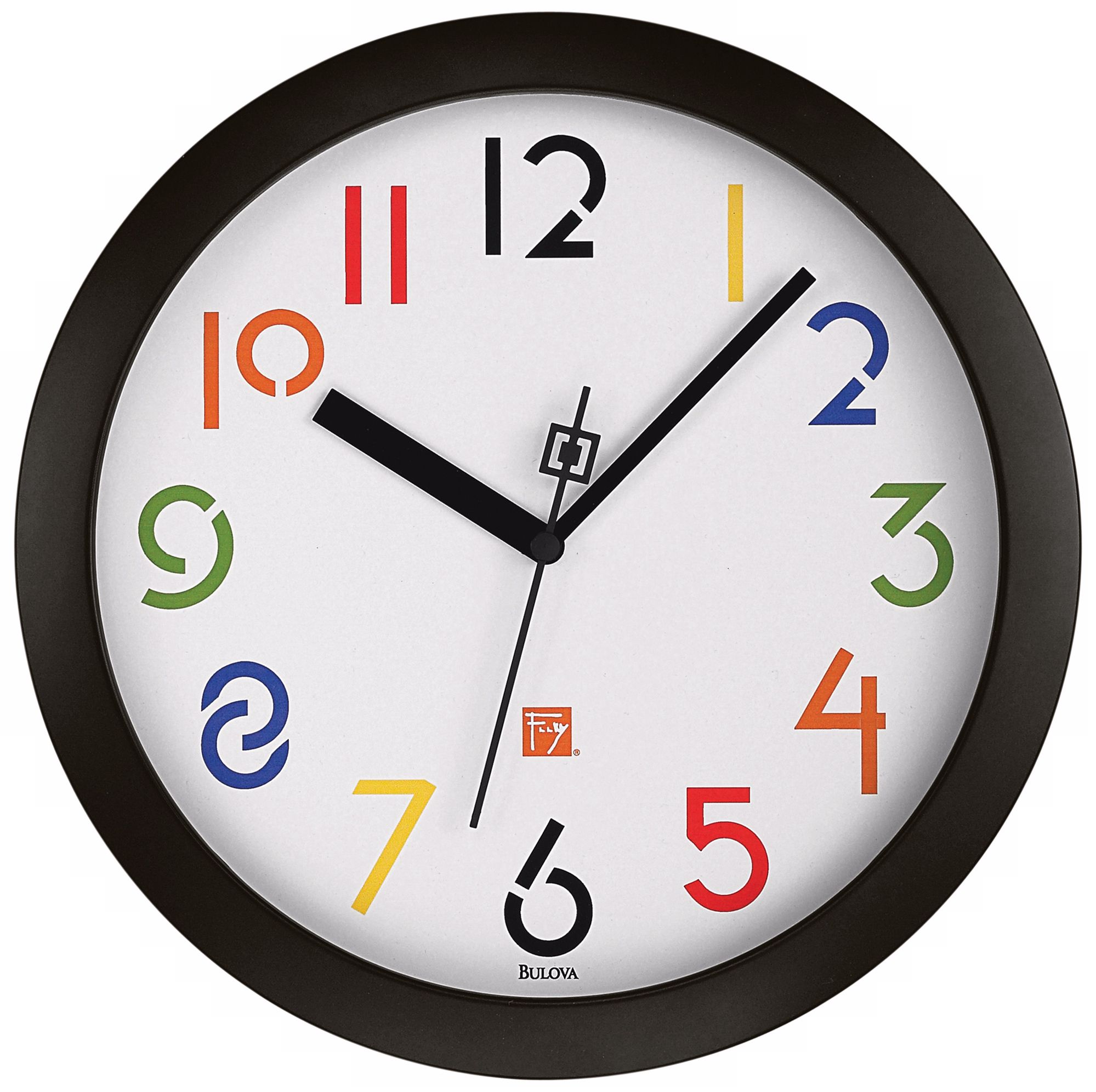 Bulova 11" High Frank Lloyd Wright Exhibition II Wall Clock