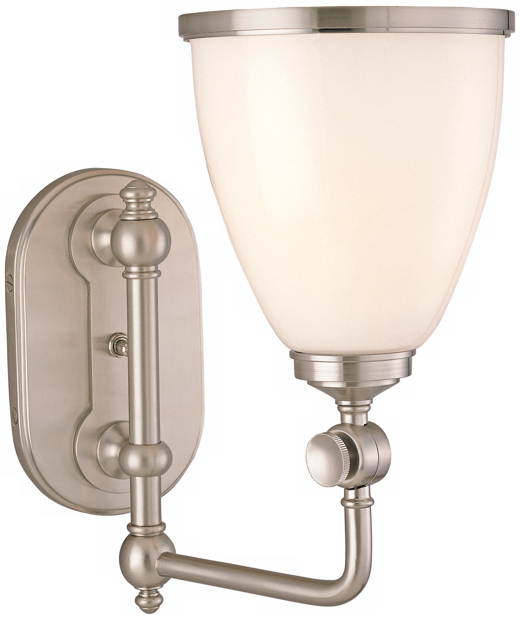 Somerset Satin Nickel Adjustable Wall Light
