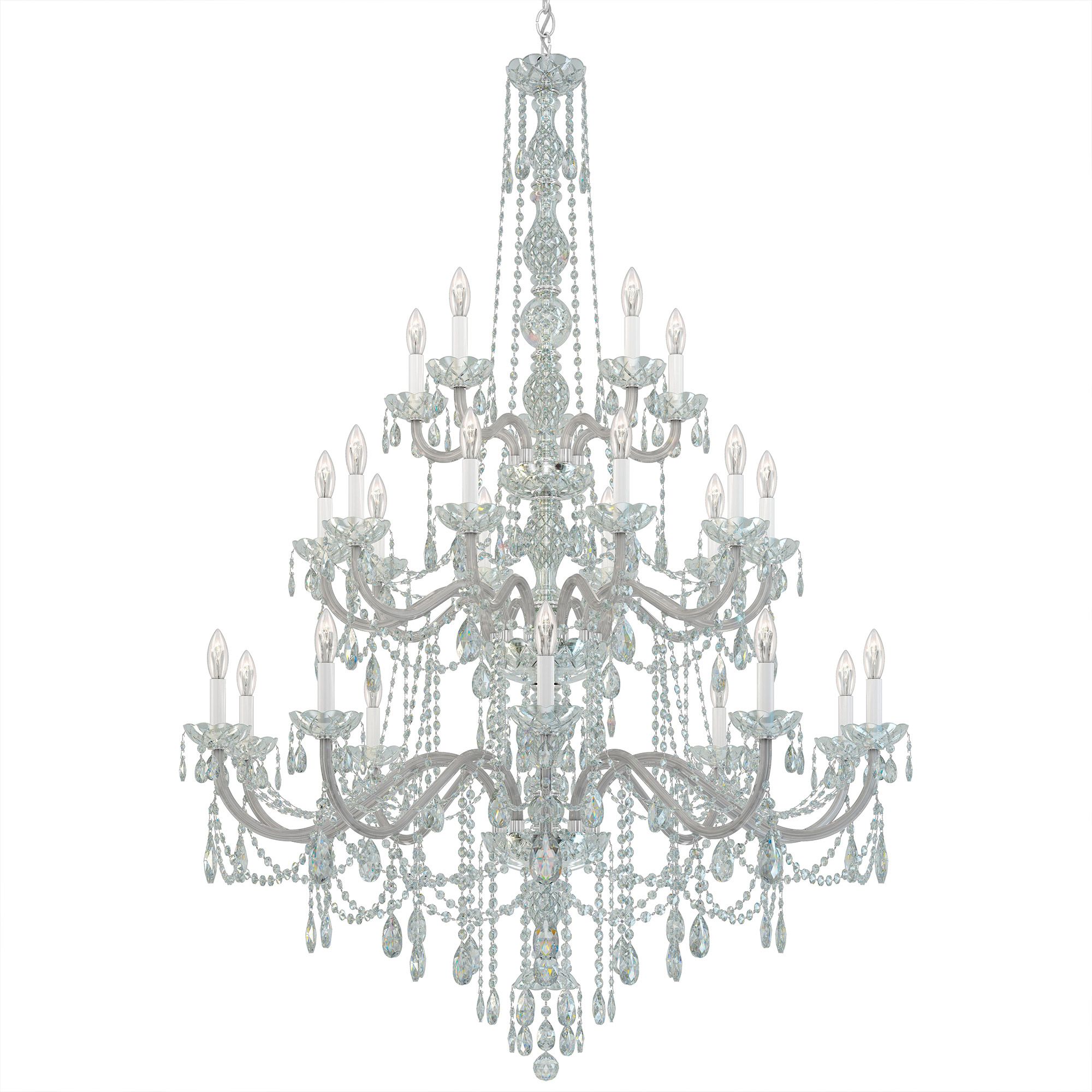 Schonbek  Arlington Collection 10 Light Crystal Chandelier