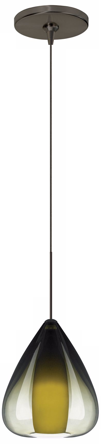 Soleil Olive Green Bronze Tech Lighting Mini Pendant