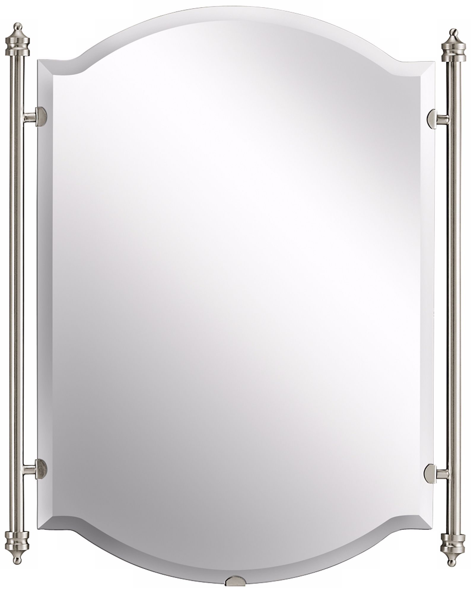 Kichler Abbeyville Brushed Pewter 30" High Wall Mirror
