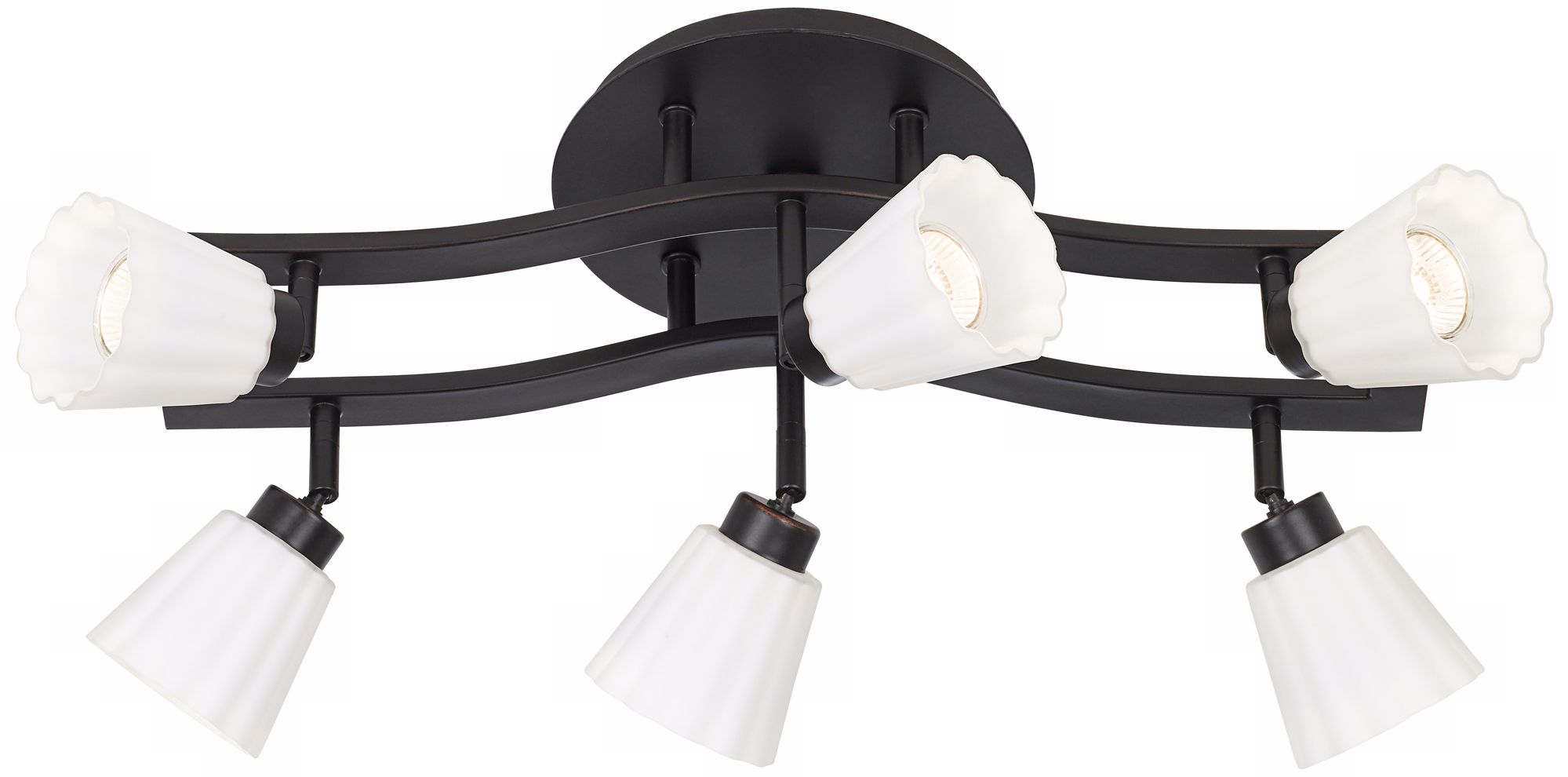 Oil-Rubbed Bronze Finish 6-Light Track Light