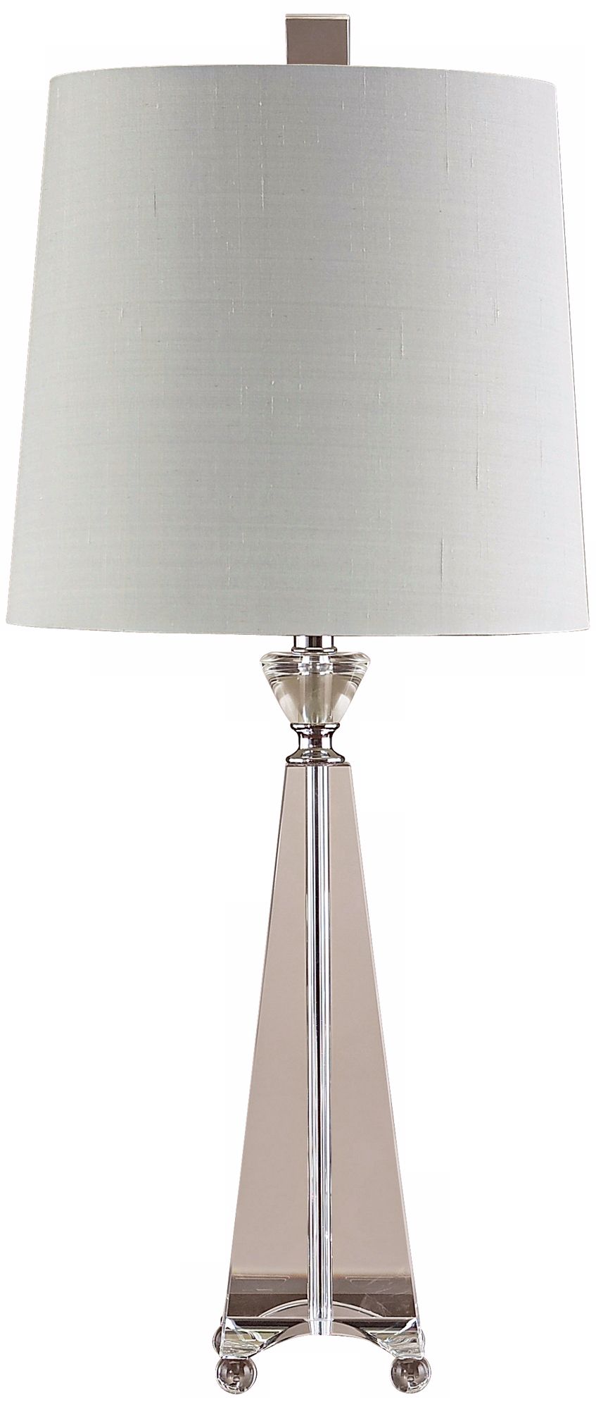 John Richard Crystal Pyramid Table Lamp