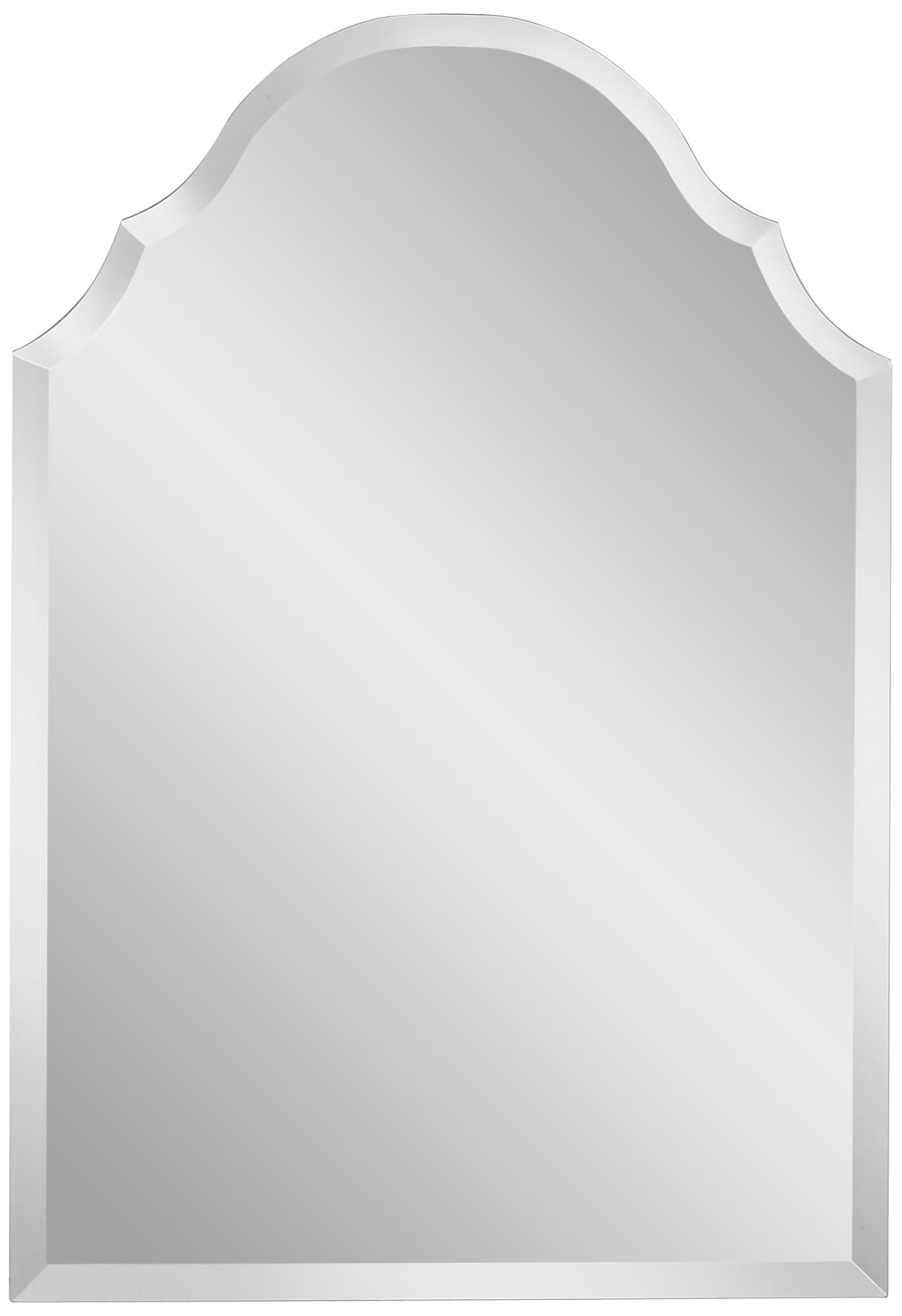 Adonia Crown Frameless 36" High Beveled Mirror