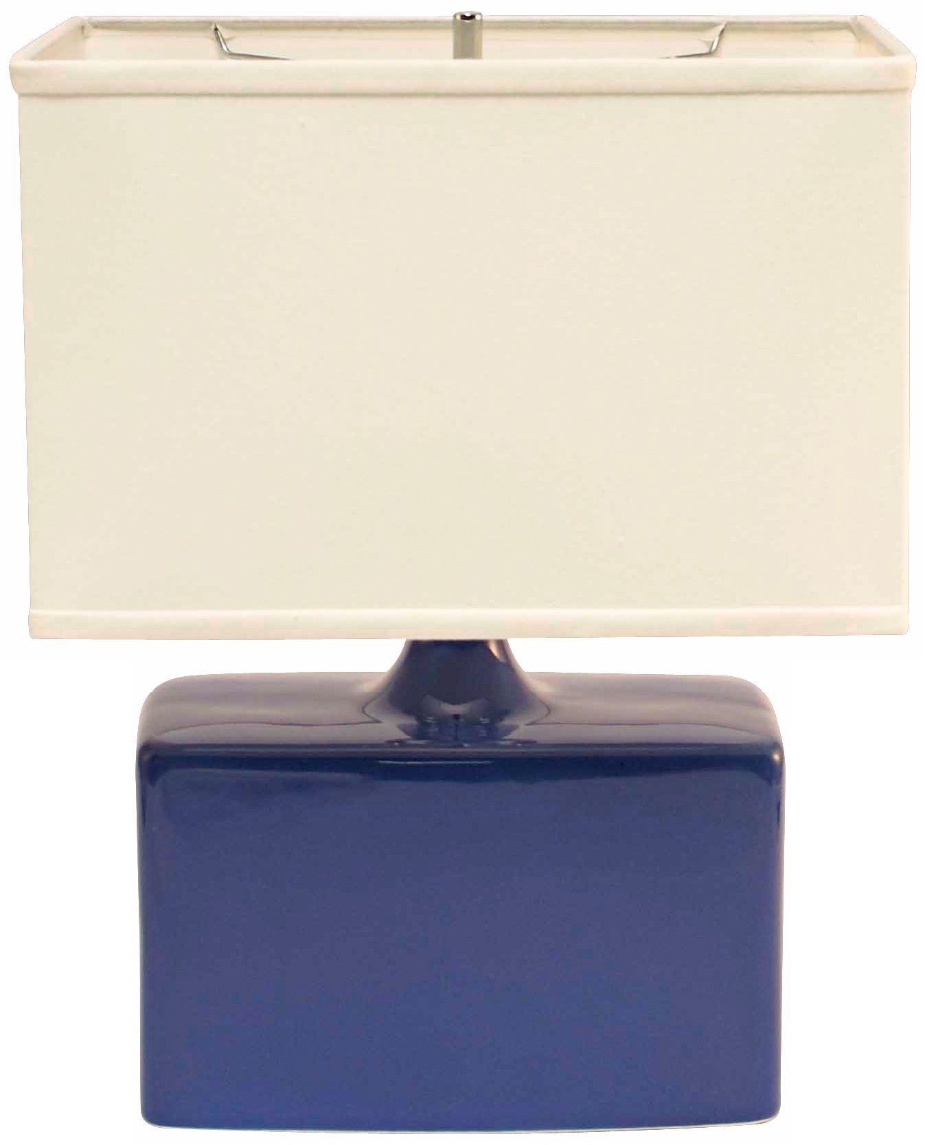Haeger Potteries Blue Park Avenue Ceramic Table Lamp