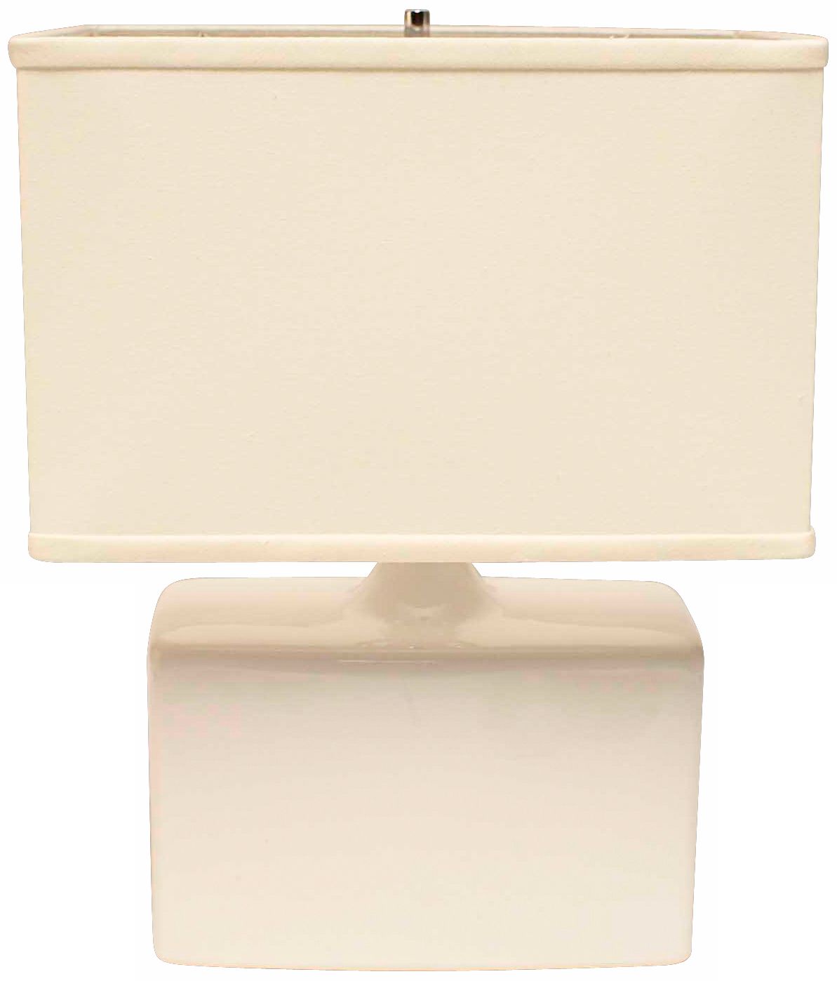 Haeger Potteries White Park Avenue Ceramic Table Lamp