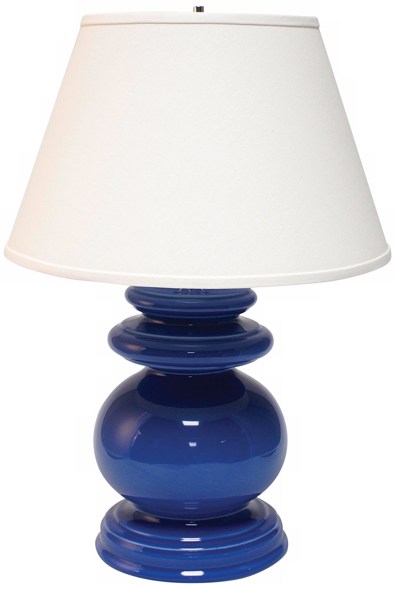 Haeger Potteries Blue Cottage Ceramic Table Lamp