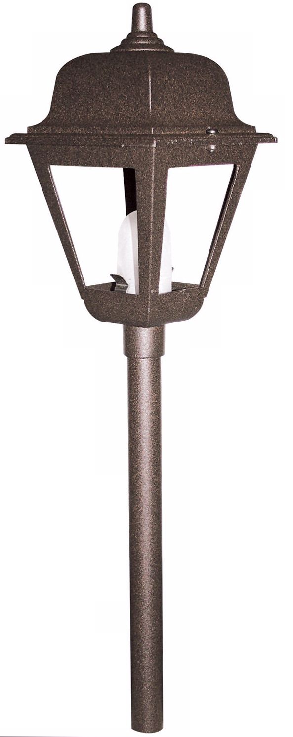 Rust Finish Halogen 17 High Landscape Path Light P1798