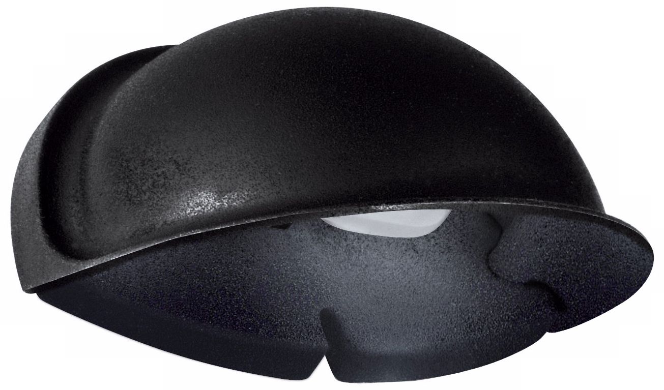 Black Finish 3 1/2" Wide Landscape Deck Light