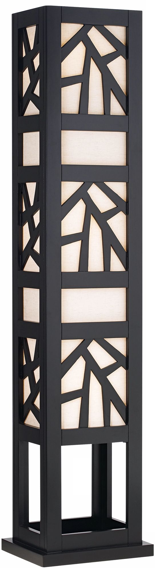 Hybrid Ebony Box Torchiere Floor Lamp