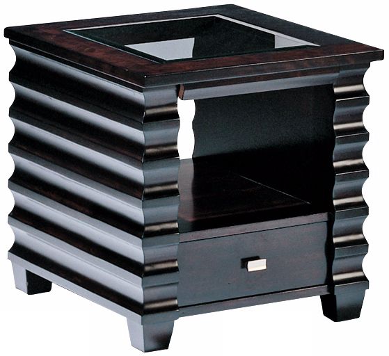 Paramount Black Cherry Finish End Table
