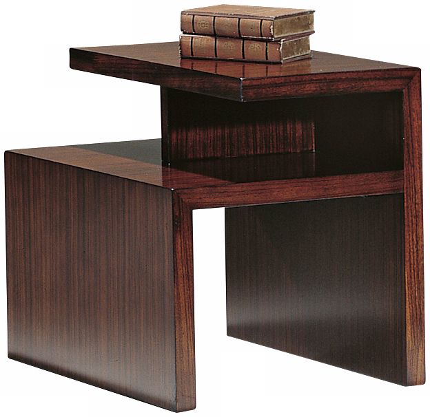 Perspective Warm Honey Finish End Table