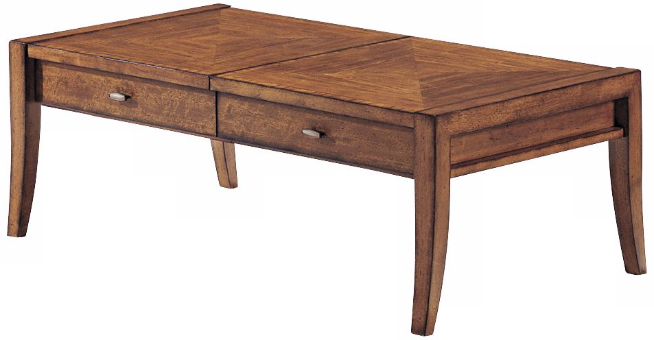 Riley Cinnamon Finish Cocktail Table