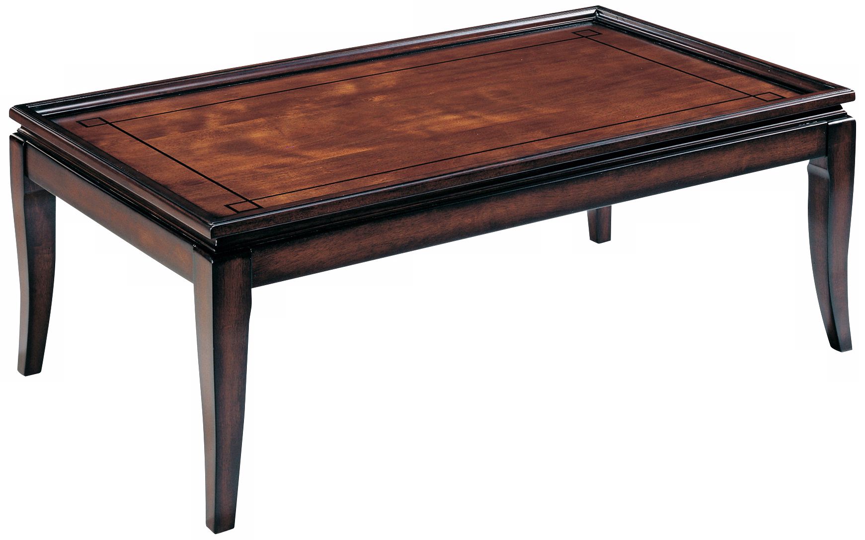 Mandarin Aged Mahogany Finish Cocktail Table