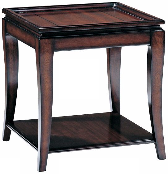 Mandarin Aged Mahogany Finish End Table