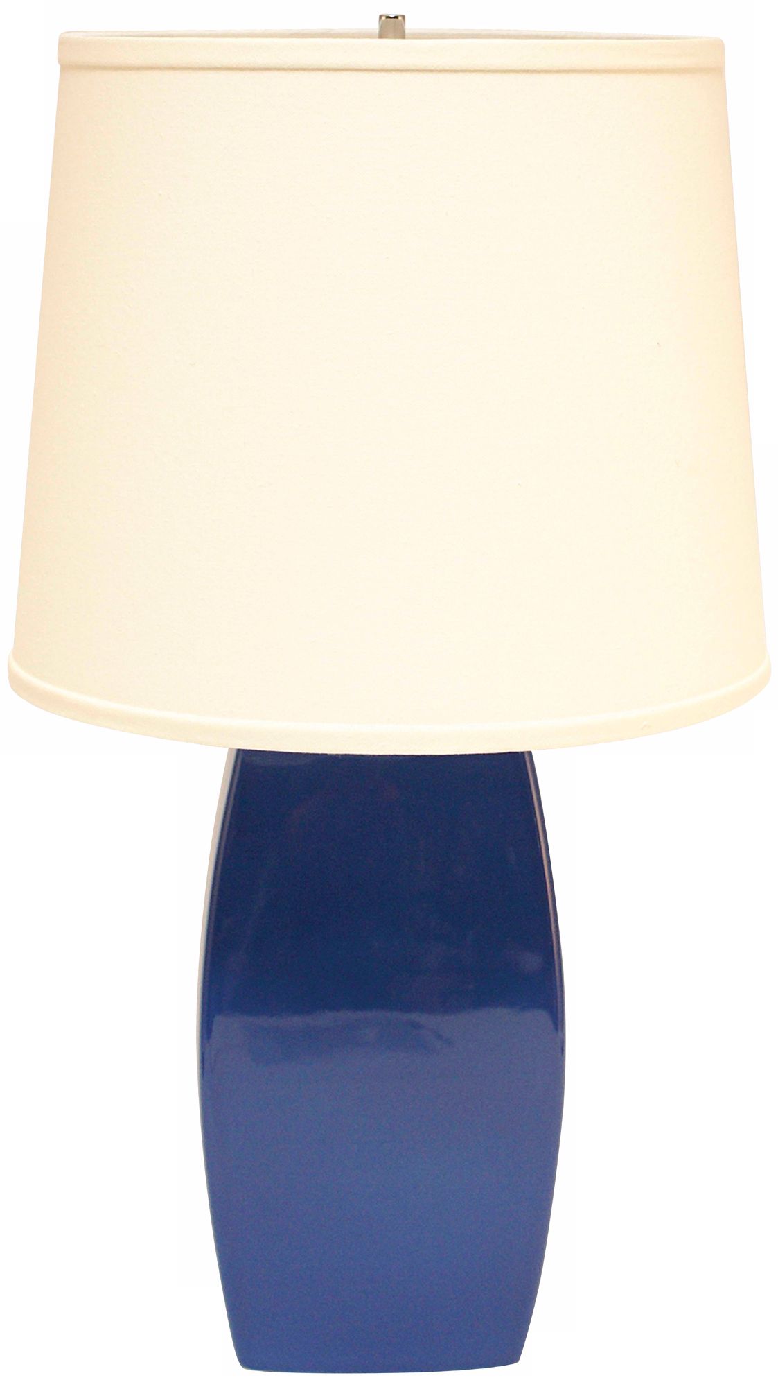 Haeger Potteries Blue Ceramic Soft Rectangle Table Lamp