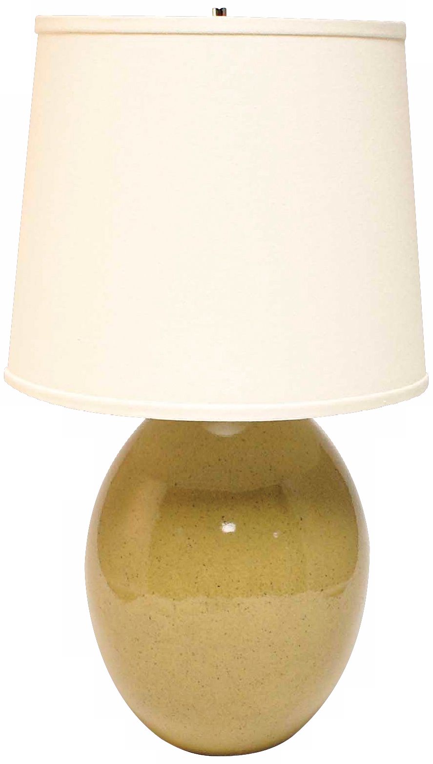 Haeger Potteries Sage Ceramic Egg Table Lamp