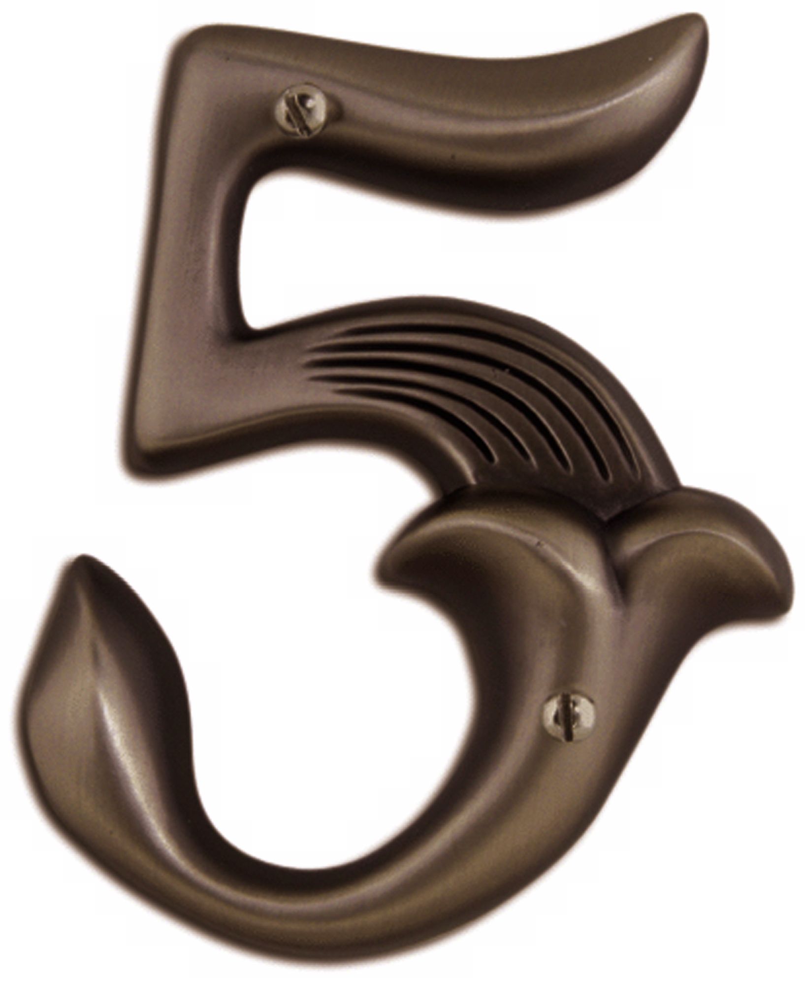 Alhambra Aged Bronze Finish House Number 5