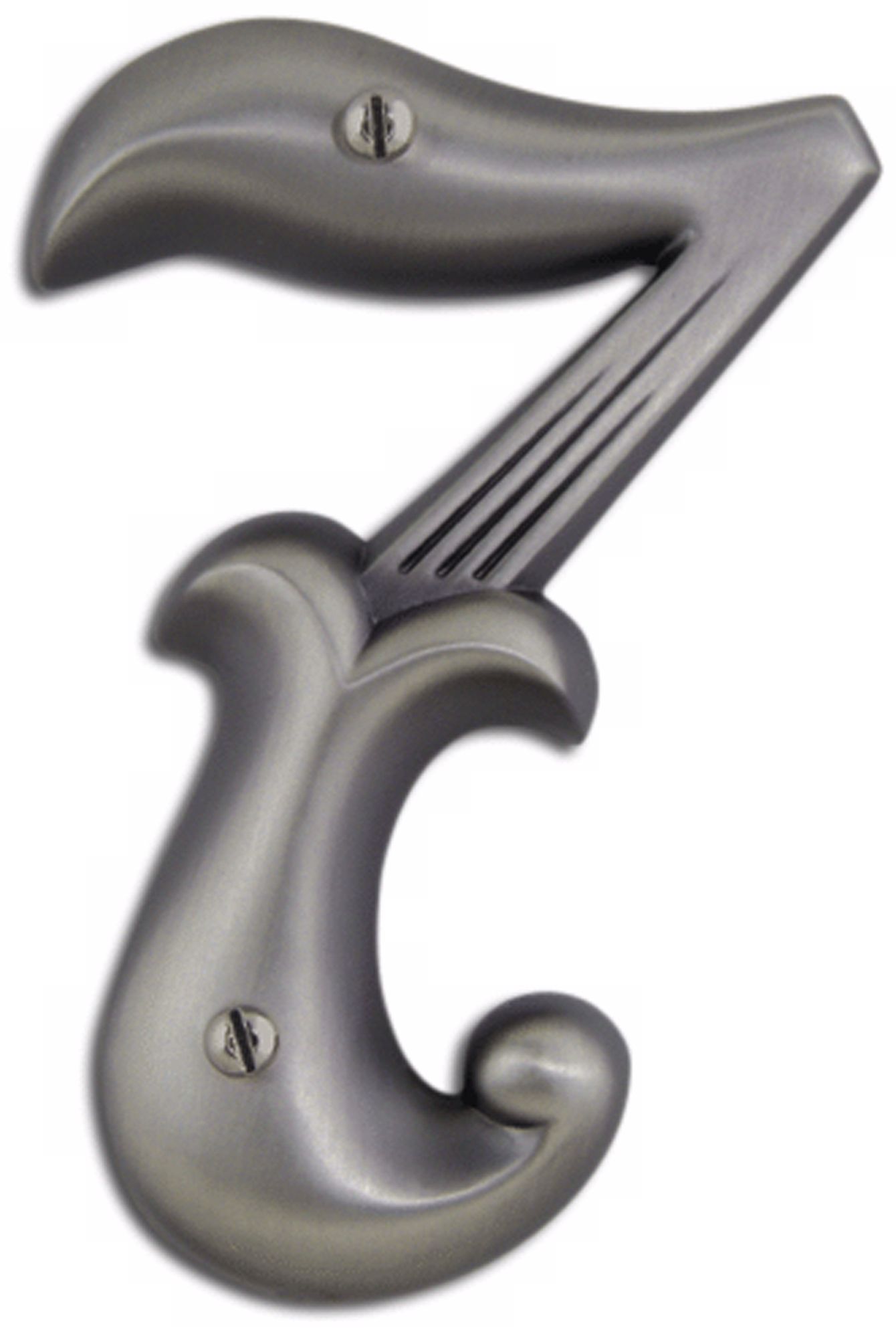 Alhambra Pewter Finish House Number 7
