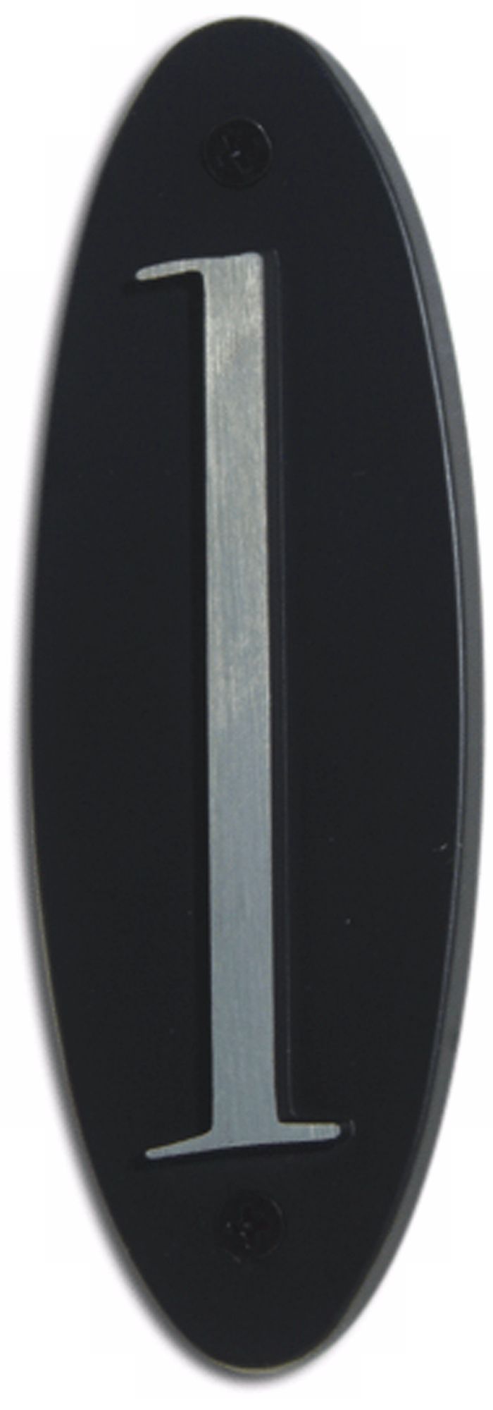 Metropolitan Black Finish House Number 1