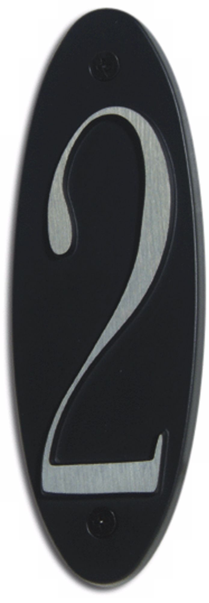 Metropolitan Black Finish House Number 2